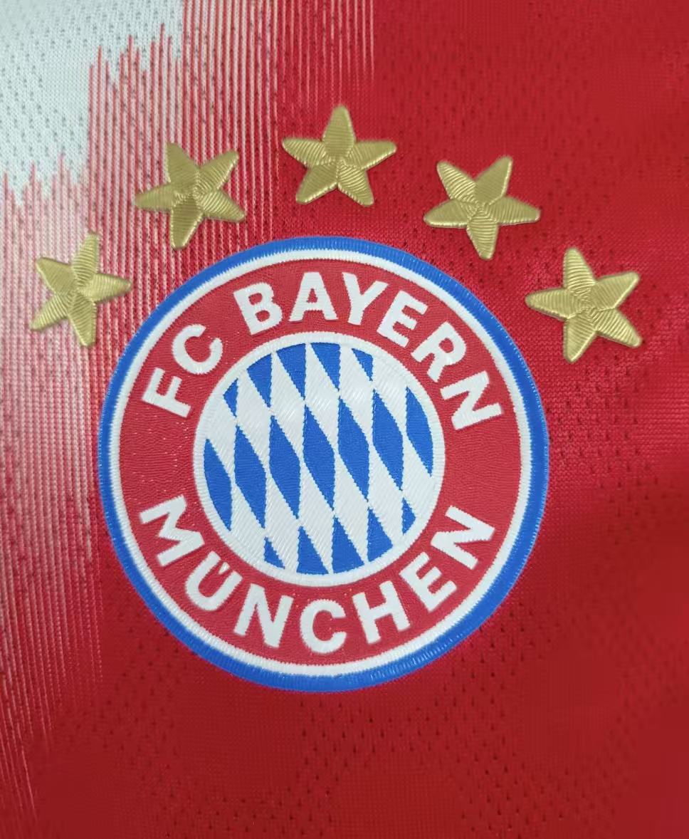 Bayern Munich 2025/26 Home Jersey – Player Version & Fan Version Soccer Shirt
