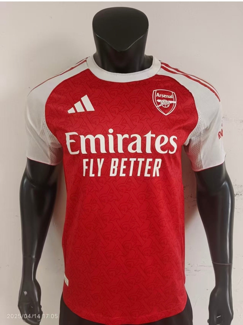 Arsenal 2025/26 Home Jersey – Player Version & Fan Version Soccer Shirt
