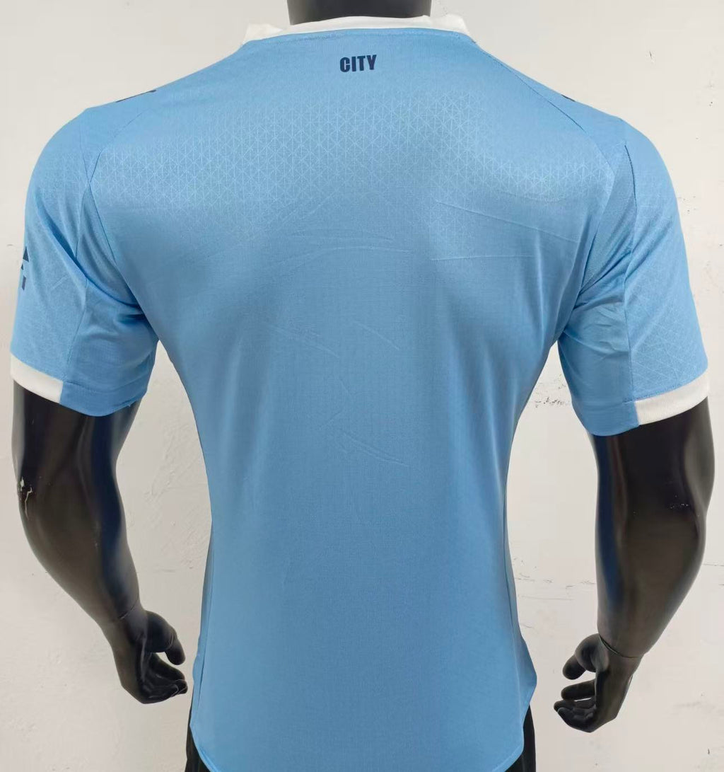 Manchester City 2025/26 Home Jersey – Player Version & Fan Version Soccer Shirt