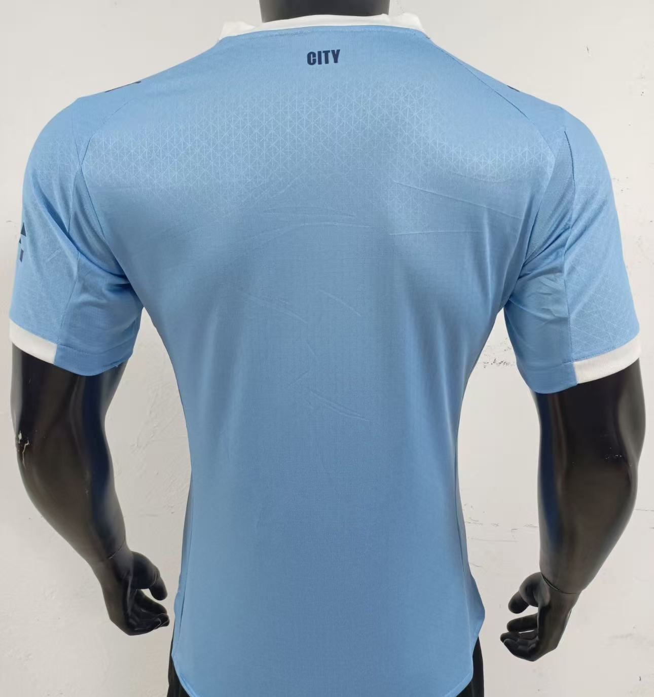Manchester City 2025/26 Home Jersey – Player Version & Fan Version Soccer Shirt