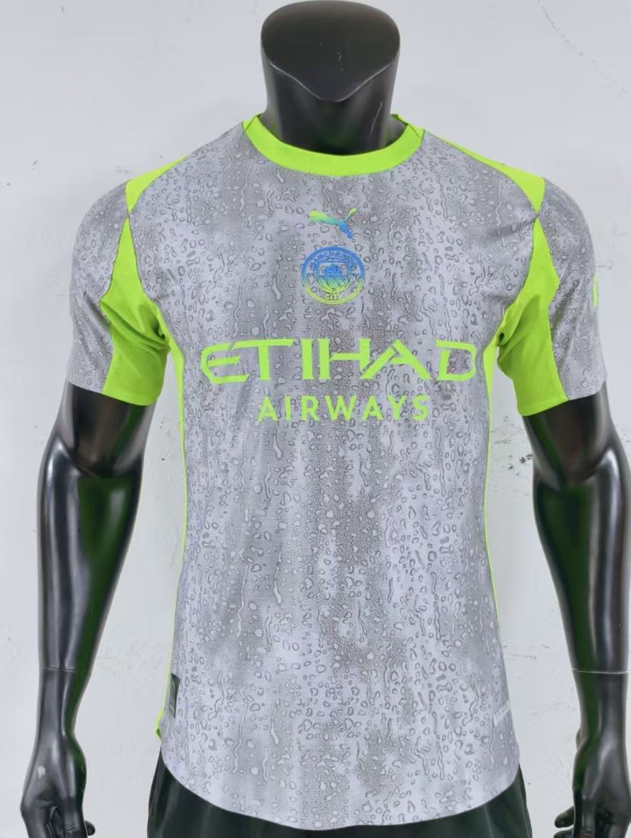 Manchester City 2025/26 Third Jersey – Fan Version & Player Version Soccer Shirt