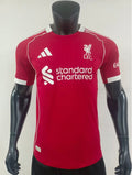 Liverpool 2025/26 Home Jersey – Fan Version & Player Version Soccer Shirt
