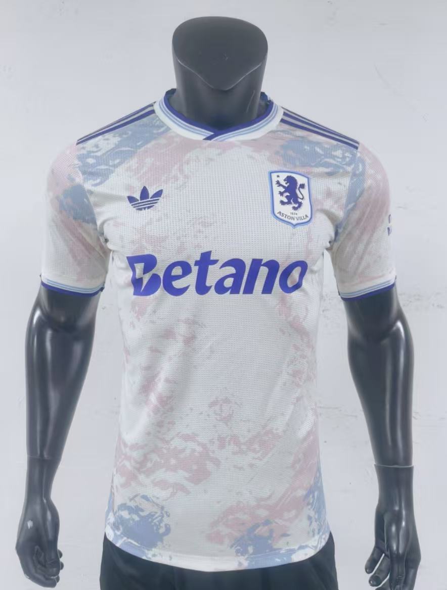Aston Villa 2025/26 Third Jersey – Fan Version & Player Version Soccer Shirt