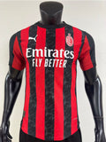 AC Milan 2025/26 Home Jersey – Fan Version & Player Version Soccer Shirt