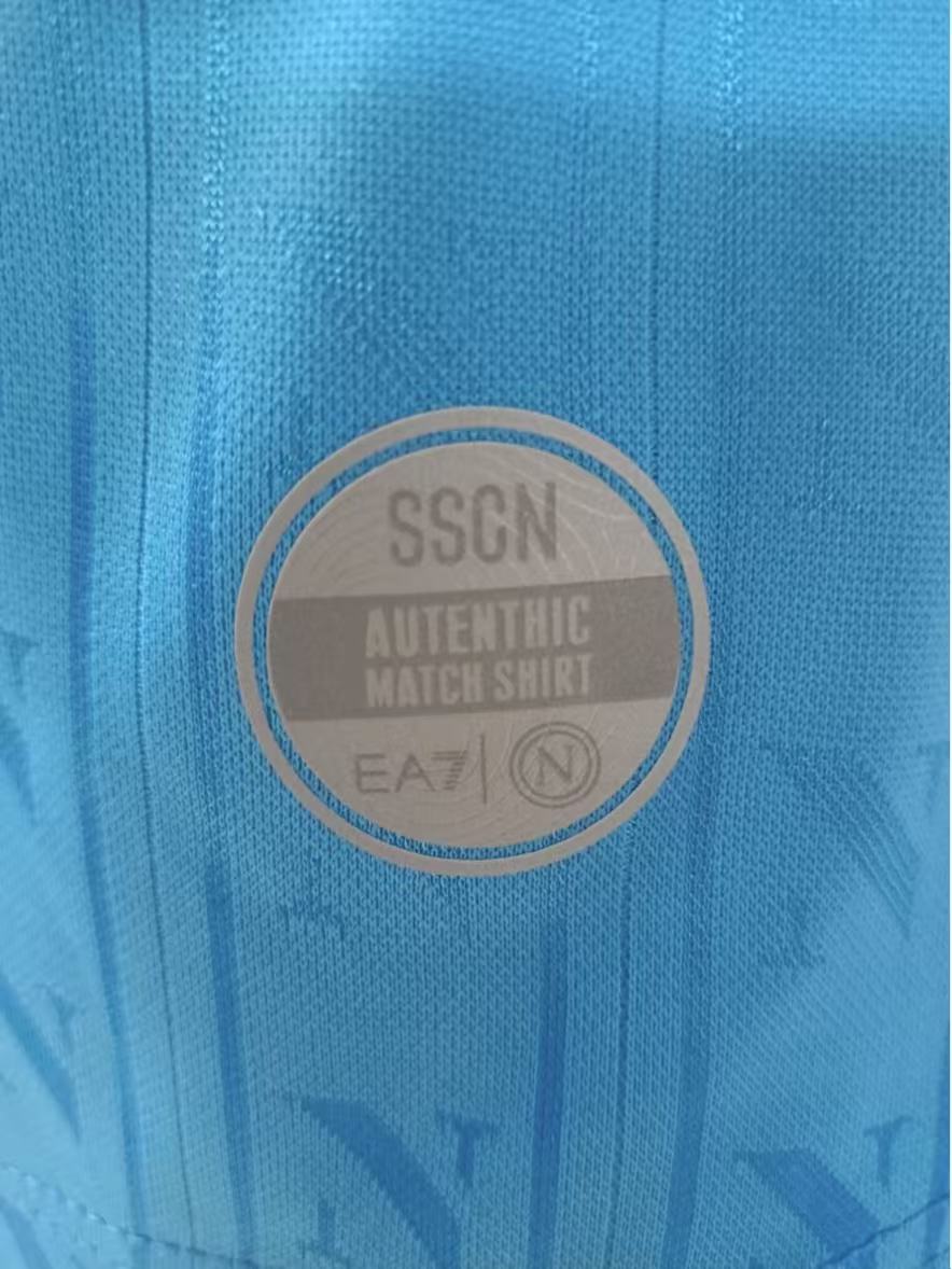 SSC Napoli 2025/26 Home Jersey – Fan Version & Player Version Soccer Shirt