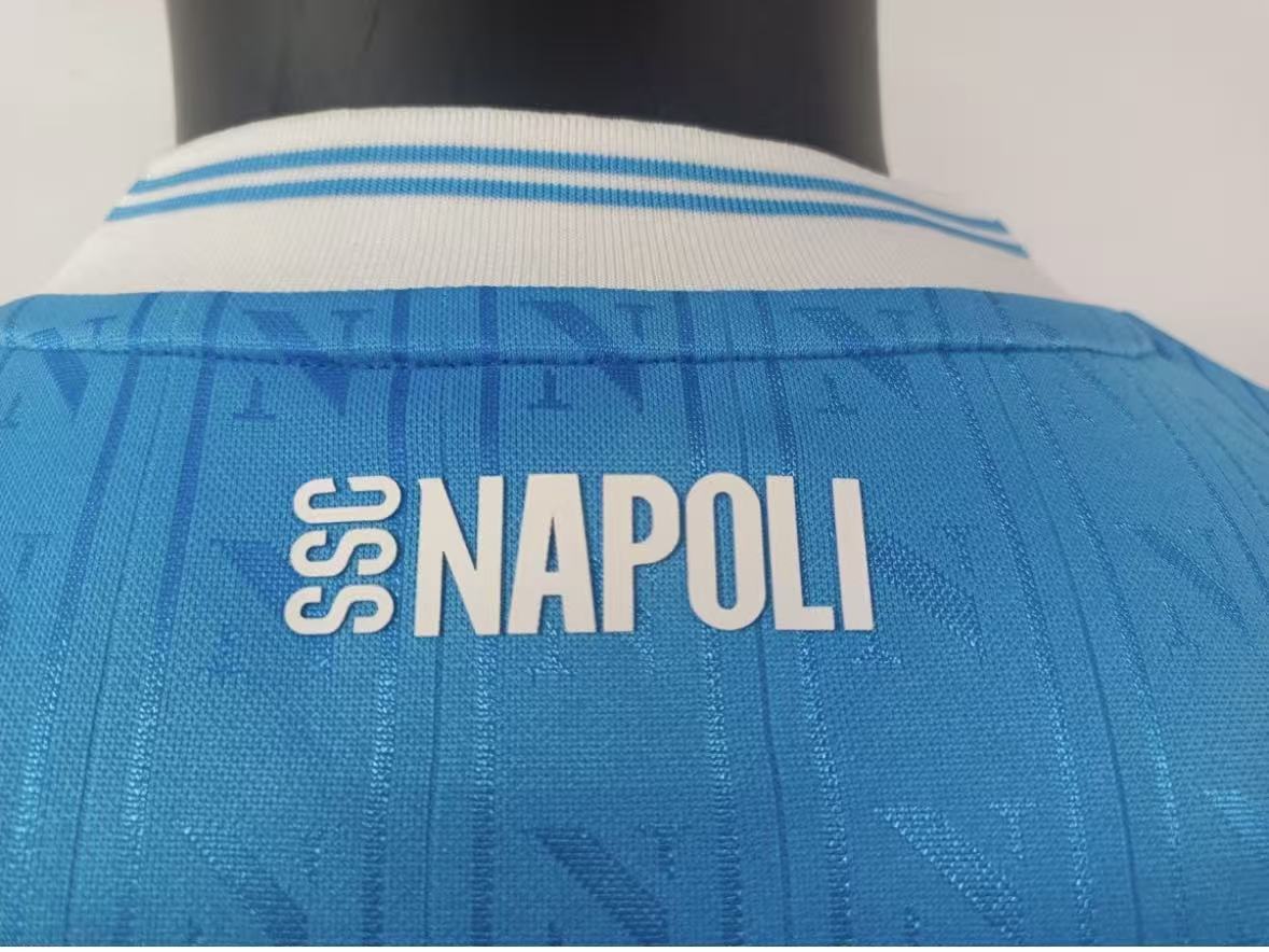 SSC Napoli 2025/26 Home Jersey – Fan Version & Player Version Soccer Shirt