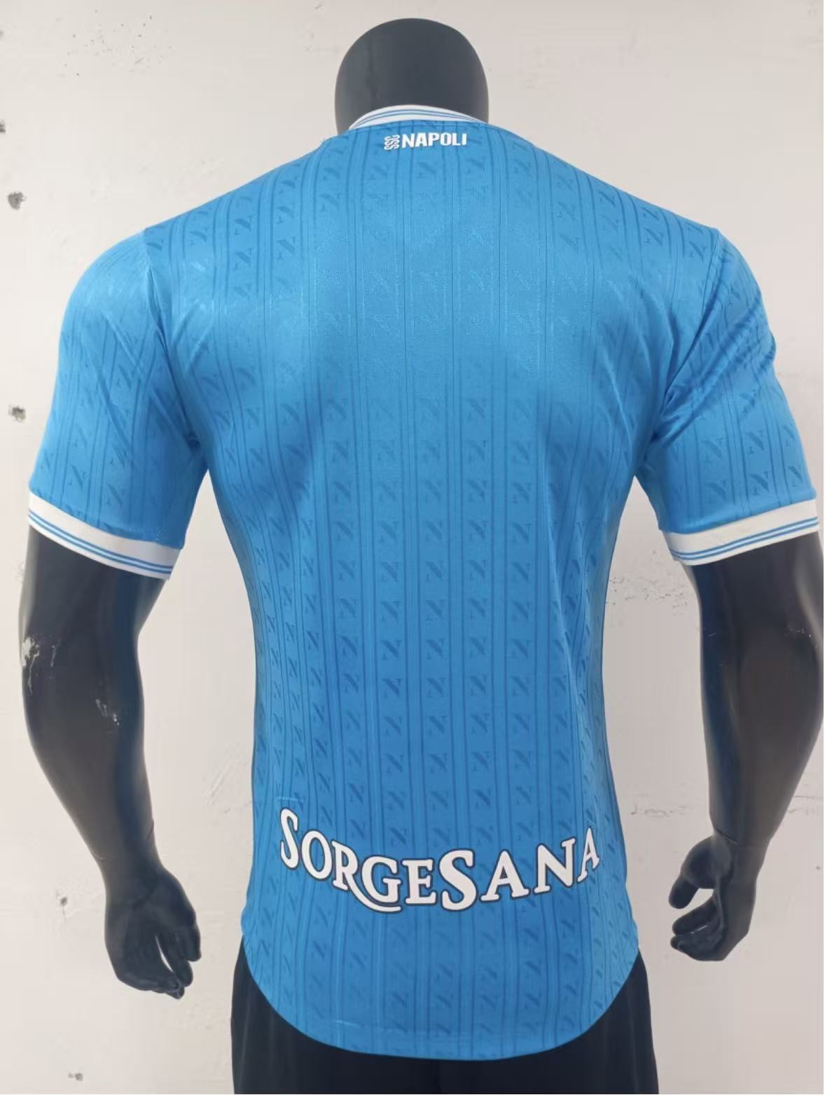 SSC Napoli 2025/26 Home Jersey – Fan Version & Player Version Soccer Shirt