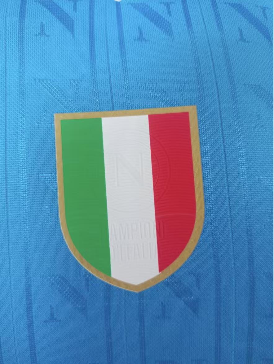 SSC Napoli 2025/26 Home Jersey – Fan Version & Player Version Soccer Shirt