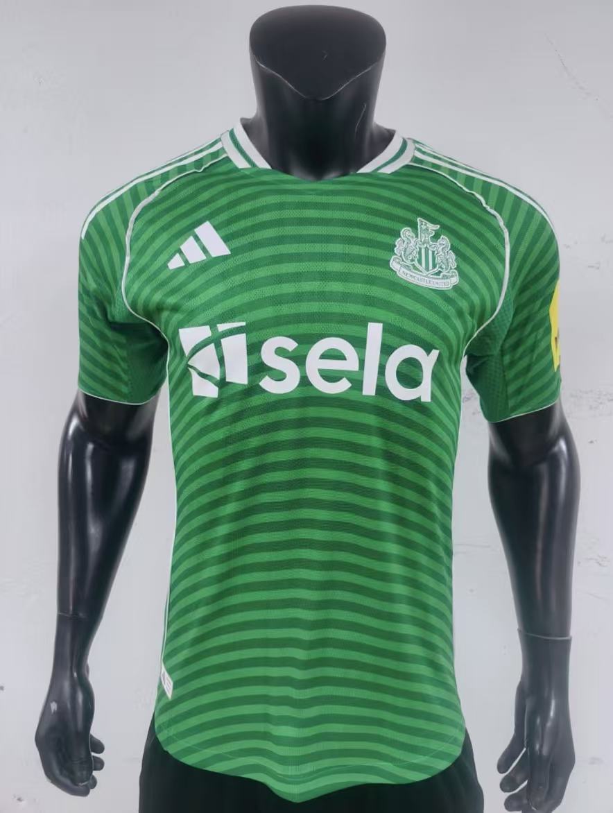Newcastle United 2025/26 Away Jersey – Fan Version & Player Version Soccer Shirt