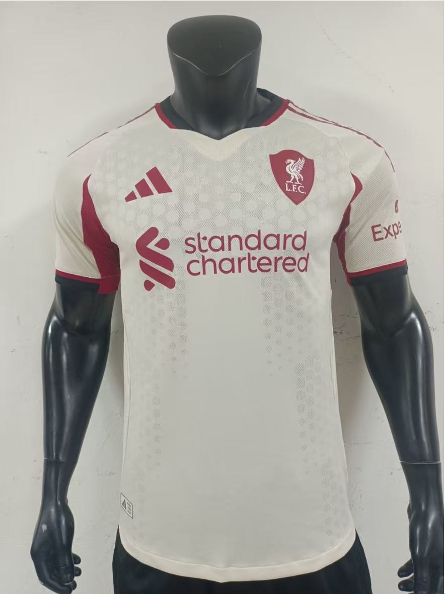 Liverpool 2025/26 Away Jersey – Fan Version & Player Version Soccer Shirt