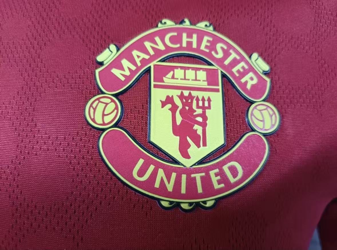 Manchester United 2025/26 Home Jersey – Fan Version & Player Version Soccer Shirt
