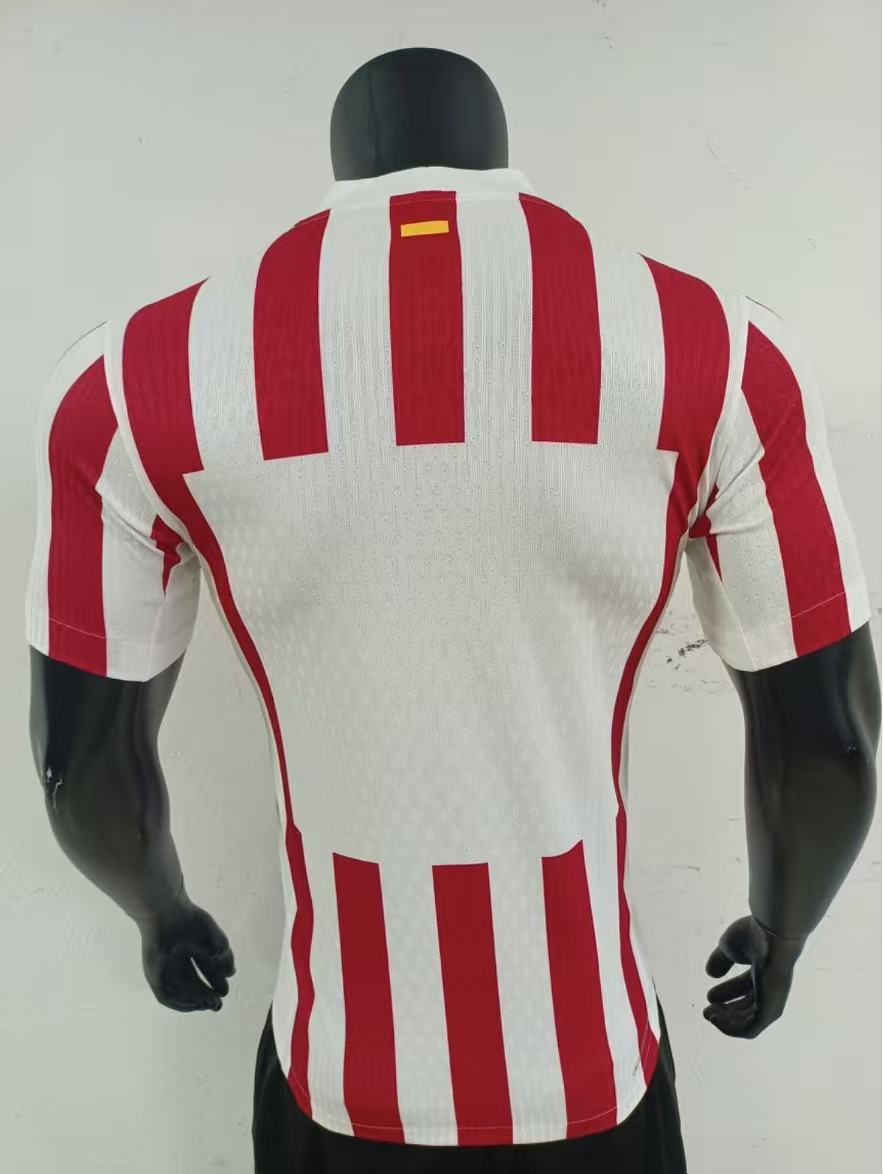 Atletico Madrid 2025/26 Home Jersey – Fan Version & Player Version Soccer Shirt